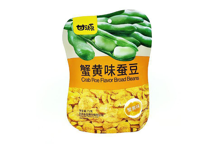 GANYUAN CRAB ROE FLAVOUR BROAD BEANS 75G